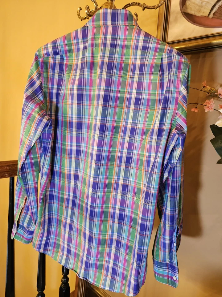 Ralph Lauren PurpleLabel Italy Purple/Turqoise/Orange/Green/Blue/White Aston$610 - Image 2 of 4