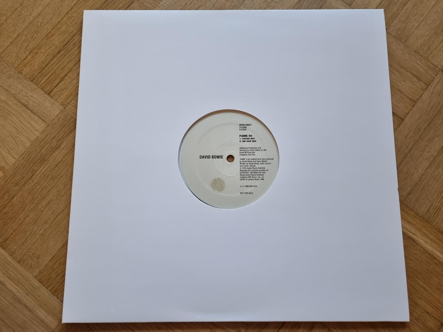 David Bowie - Fame US 12'' Disco Vinyl PROMO