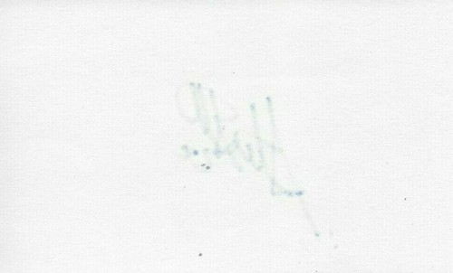 Autographed Hall of Famer Montreal Canadiens Steve Shutt Signed 3x5 Index Card - Picture 2 of 2