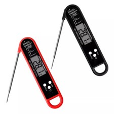Food Temperature Sensor Instant Read Foldable Temp Probe Electronic Kitchen Tool