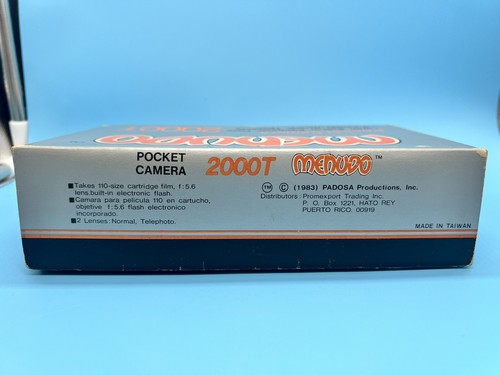 Very RARE (1983) Vintage MENUDO 110 Film Pocket Camera 2000T (New) - Picture 22 of 24