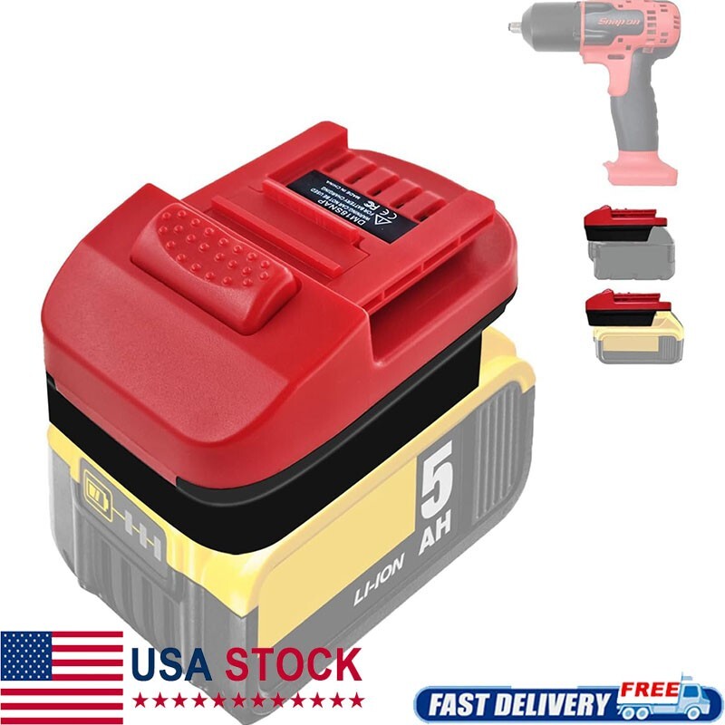 Battery Adapter for Dewalt for milwaukee 18V battery to for Snap on 18V Tools
