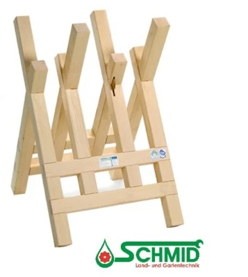 Massivholz Saegebock, Sicherheits- Sägebock, Sägehilfe Sägegestell Motorsäge