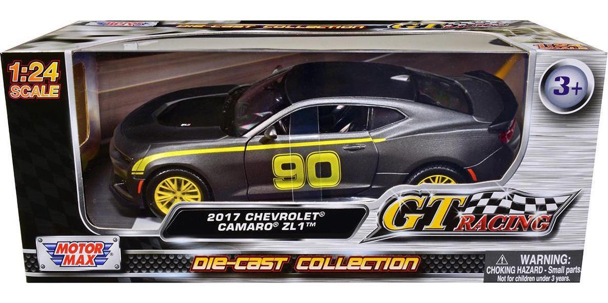 2017 Chevrolet Camaro ZL1 GT Racing Series Car by Matt Gray with Yellow Stripes #90
