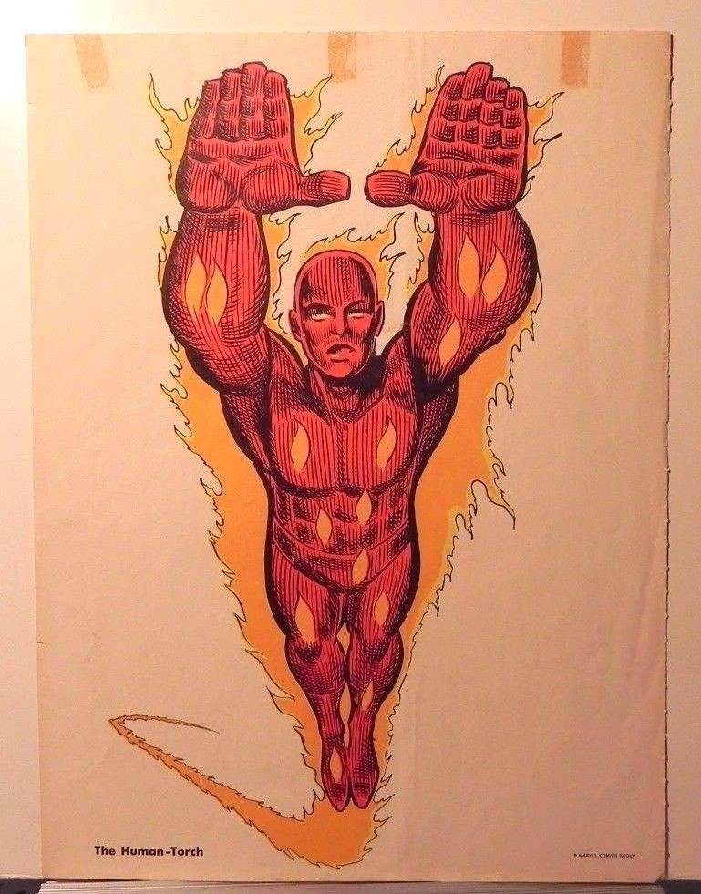 MARVEL MANIA THE HUMAN TORCH 1960 JOHNNY STORM FANTASTIC FOUR F4