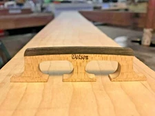 Radiused Banjo Bridge Old Wood Richie Dotson Premium True Radius Power and tone