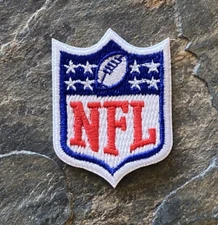 🏈 1.75" NFL Football Shield Iron-on Logo PATCH! For Jersey Collar/Hat/Cap! 🏈