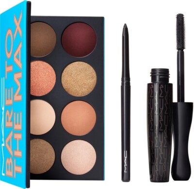 MAC BARE TO THE MAX EYE KIT PALETTE 3D DIMENSION MASCARA GRAPHBLACK TECHNAKOHL