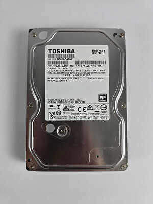 Toshiba 1 TB SATA III PC Festplatte 7200 RPM 32 MB 3,5 Zoll HDD DT01ACA100
