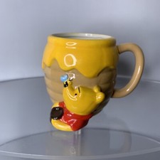 Disney Winnie The Pooh 3D Hunny Pot Beehive Ceramic Coffee Mug 23oz