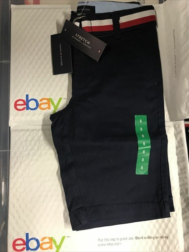Tommy Hilfiger Boys Belted Shorts Stretch * choose color and size - CLASSIC NEW - Picture 24 of 24