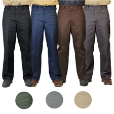 Ben Davis Mens Pants Original Ben's 50/50 Blend Classic Straight Leg Twill Pants