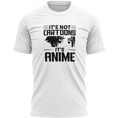 Its Not Cartoons It Is Anime Herren T-Shirt Shirt Geburtstag Ihn Figur Männer