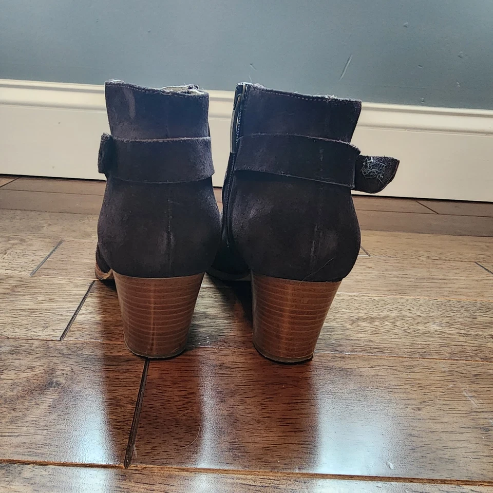 Botines de gamuza Anyi Lu/Vanessa/botines de cuero marrón/talla 37 Foto 4 de 4