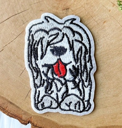 Iron On Embroidery Patch Puppy Lab Frenchie Corgie Husky Dog Head Portrait - Picture 15 of 21