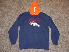 DENVER BRONCOS HOODED SWEATSHIRT MEN'S XL NFL TEAM APPAREL BRAND NEW WITH TAGS