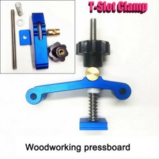 Woodworking Aluminum Alloy Quick Acting Hold Down Clamp Tslot T-track Clamp Tool