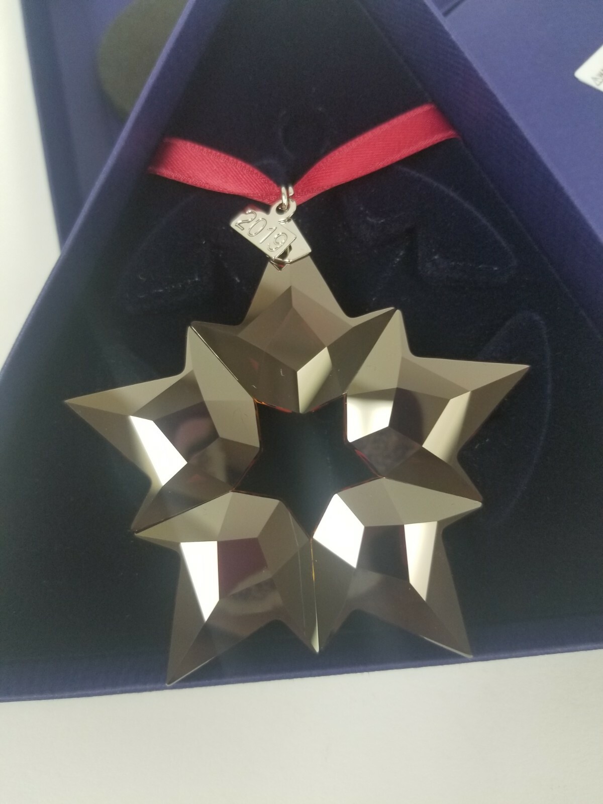 Swarovski Crystal 2019 Annual Ornament Holiday Red Star 5476021 eBay
