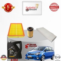 Inspektionskit Filter + ÖL Xopel Zafira B 1.7 Cdti 81KW 110CV Von 2011->