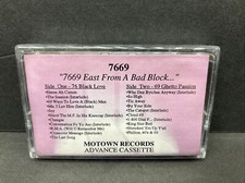 7669 East From A Bad Block Rare 1993 Motown Records Advanced Promo Cassette 7669 East From A Bad Block Rare 1993 Motown Records Advanced Promo Cassette