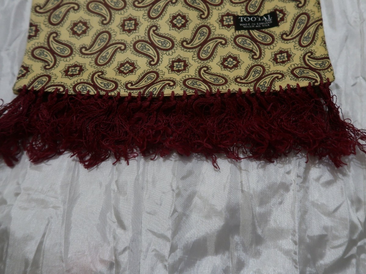 ヴィンテージ 英国製 Tootal Scarf ブラウン系 60-70s ヴィンテージ 英国製 Tootal Scarf ブラウン系 60-70s ヴィンテージ