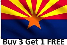 3x5 Arizona Flag 3'x5' House Banner grommets super polyester USA Seller