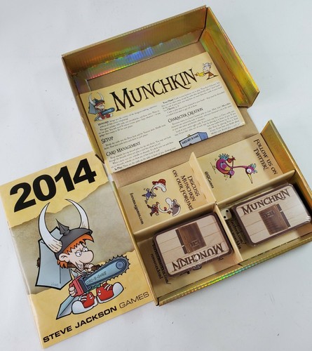 Munchkin Steve Jackson Games Fight The Monsters Grab The Treasures NEW open Box - Picture 4 of 12
