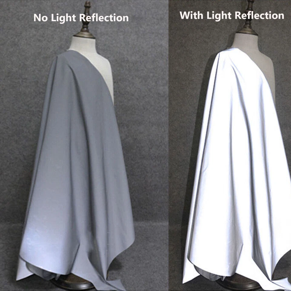 140x91cm High Visibility Safety Fabric Cold Bright Reflective Composite Clothing - Image 2 of 4