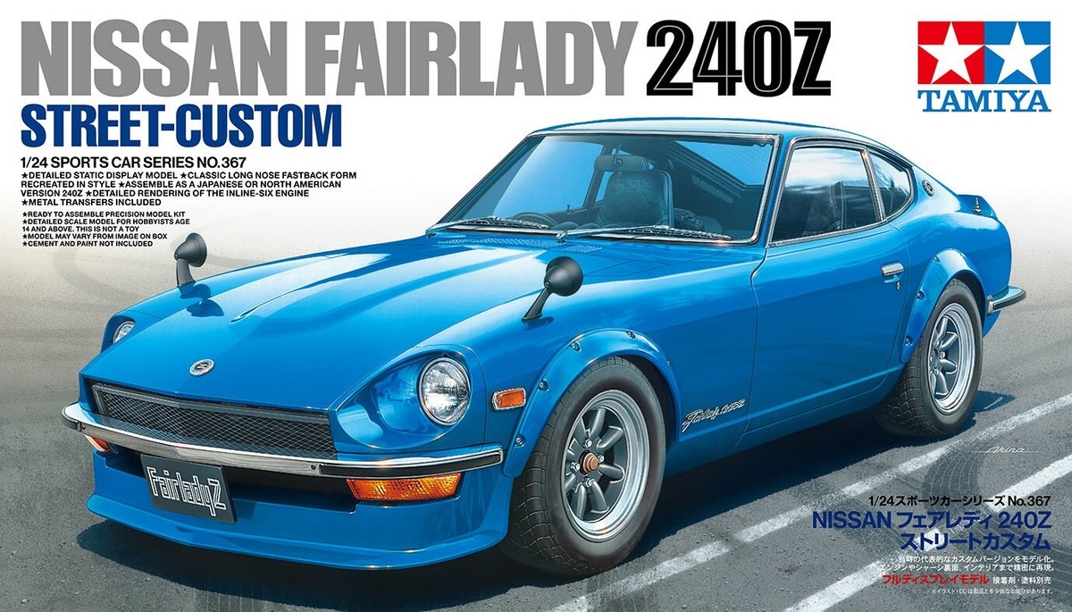 Tamiya 24367 Nissan Fairlady 240Z Custom - 1/24 Scale