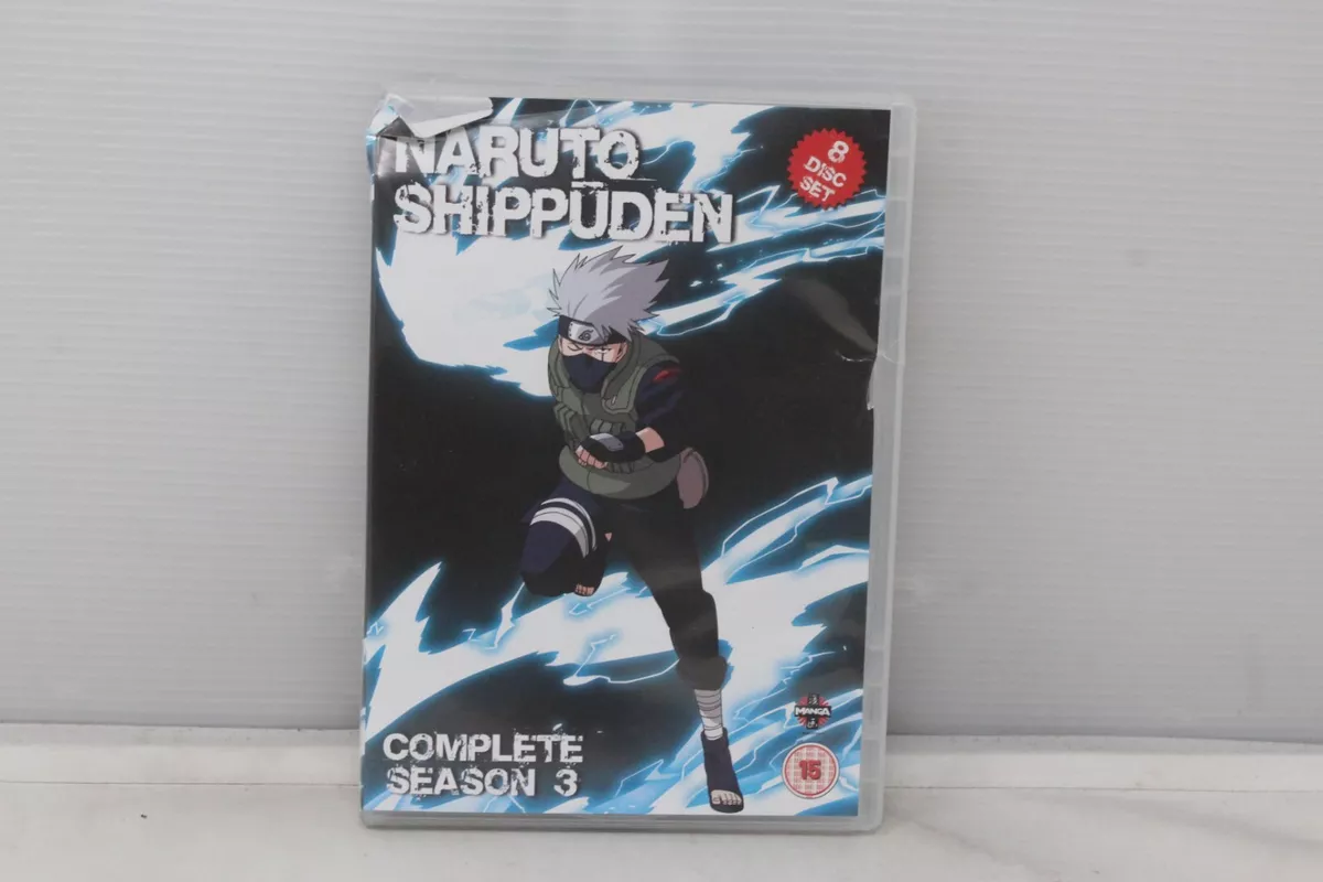 Naruto Shippuden 3 Temporada Completa em 2 dvds