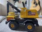 Tonka Turbo Diesel Steel Back Hoe Excavator Shovel Truck VINTAGE - Works Great!