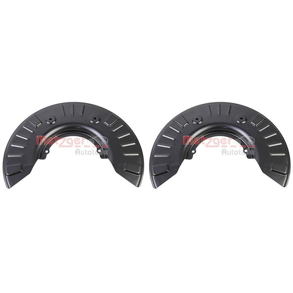 2X Metzger Spritzbleche 300Mm Bremsscheiben Passend FüR MERCEDES-BENZ Viano Vito-image