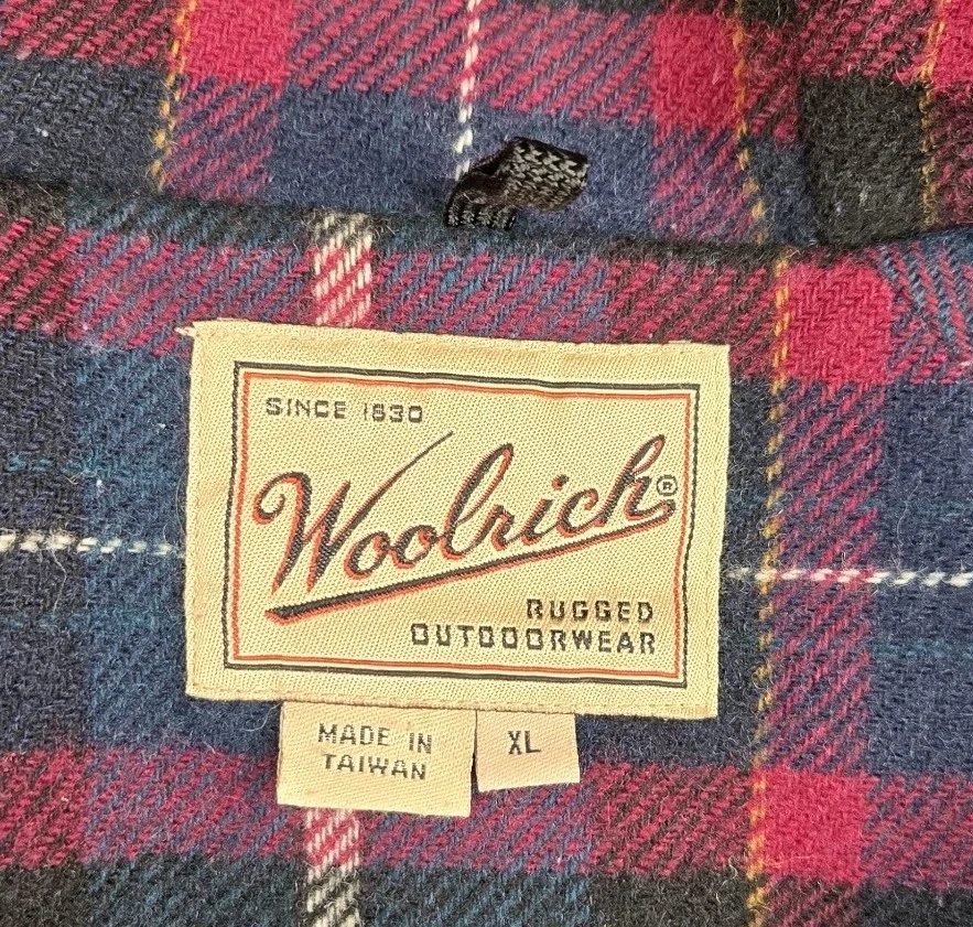 Chaqueta utilitaria Woolrich de colección para mujer XL rosa de lona forrada de lana cremallera completa con capucha Foto 4 de 4