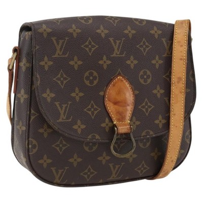 LOUIS VUITTON Monogram Saint Cloud GM Shoulder Bag M51242 LV Auth LNZ234