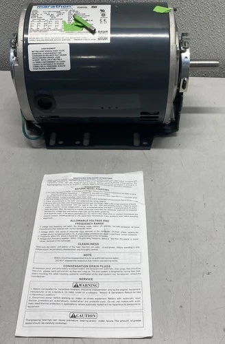 Marathon 1-1/2 HP 56 Frame 3 Phase 208-230/460V Condenser Fan Motor, G122