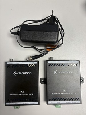 Kindermann HDMI-HDBT Extender 7488000128 4K60 PoC Tx Transmitter komplett Set