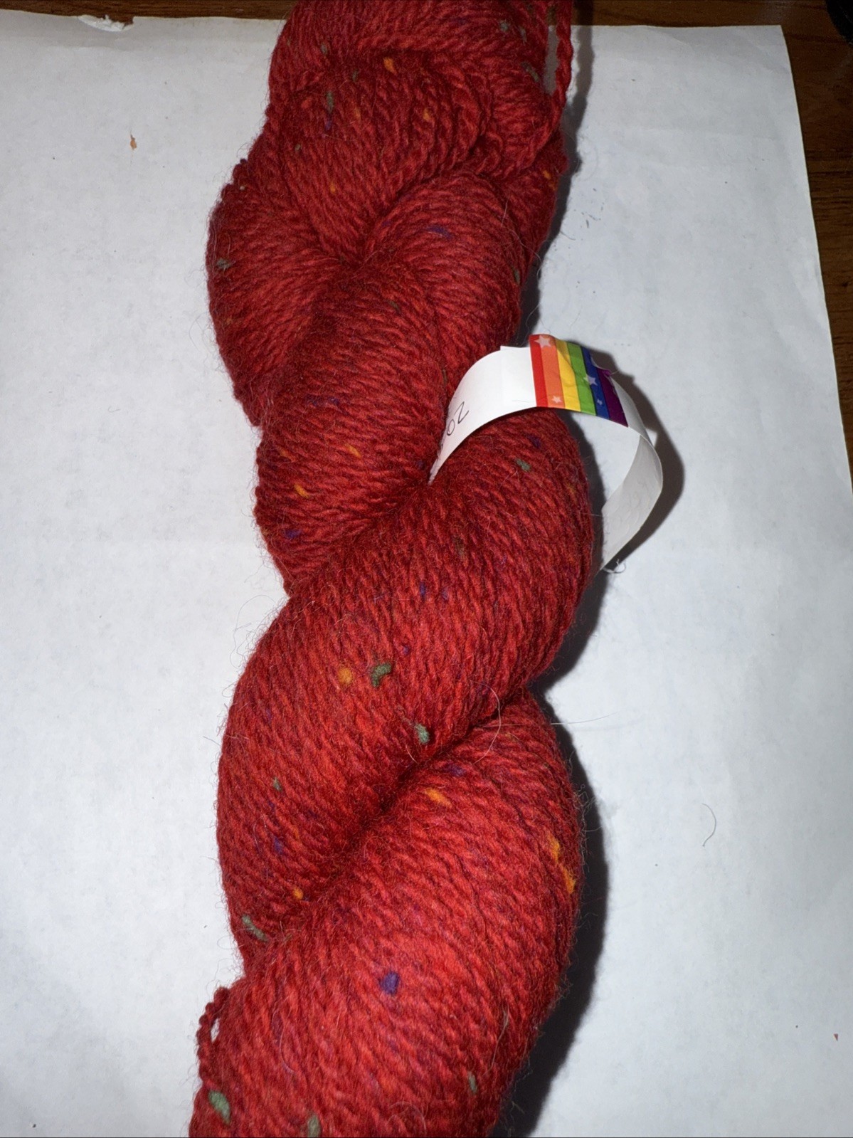 Classic Elite Yarns - KELSO TWEED - #9258 Pink Red - 3.5oz - no label  100% Wool