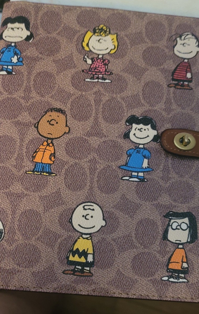 【COACH X PEANUTS】ノートブックスヌーピー Coach X Peanuts Notebook In Signature Canvas with snoopy | eBay