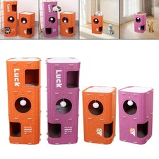 Cat Climbing Tree Indoor Cats Tunnel Activity Play Pet Supplies Sleeping Felt