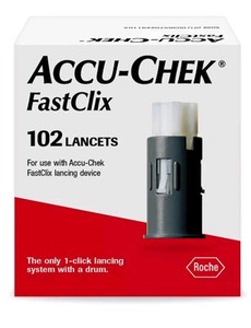 Accu-Chek FastClix Diabetes Testing Lancets - 102 Pieces- *Great Price*