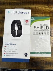 NIB Charge de l'appareil 2 Surveillez le moniteur de fréquence cardiaque + Taille du bracelet de fitness L