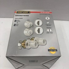 Defiant Brandywine Stainless Steel Keyed Entry Project Pack 32B86D1BD - NIOB