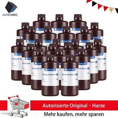 5/10KG ANYCUBIC Standard UV Resin V2 405nm für LCD SLA DLP 3D Drucker M3 M5 MAX