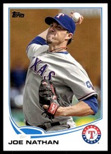 Joe Nathan 2013 Topps #236 Texas Rangers MLB READ FREE SHIPPING AutographDen