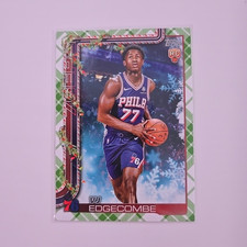 2025-26 Topps Holiday VJ Edgecombe (HOLIDAY ROOKIE) #H163 Philadelphia 76ers NBA
