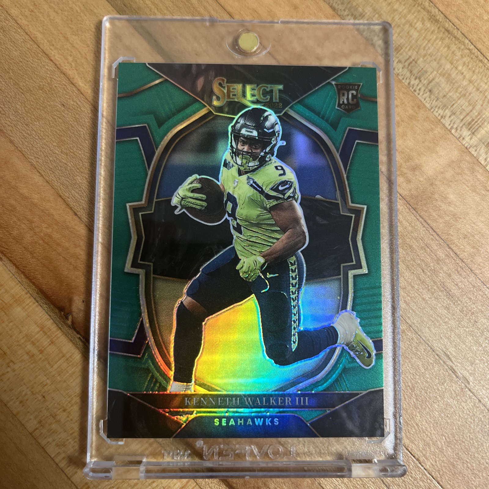 2022 Panini Select - Concourse Kenneth Walker III #2 Green Prizm /5 (RC)