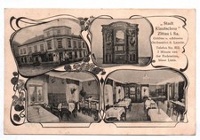 Litho Postcard City of Kiautschou Zittau Restaurant 1917