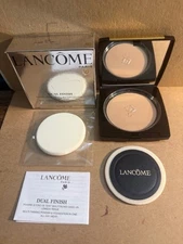 LANCOME DUAL FINISH Powder & Foundation In One 210 CLAIR II (N)  NIB Free Ship