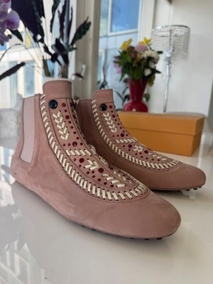 Suede Studded Accents Chelsea Boots Freda Salvador Suede Studded Accents Chelsea Boots - Green  main image 3