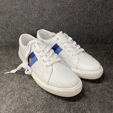 LAUREN RALPH LAUREN Janson II Action Leather Sneaker Women's Size 10 B